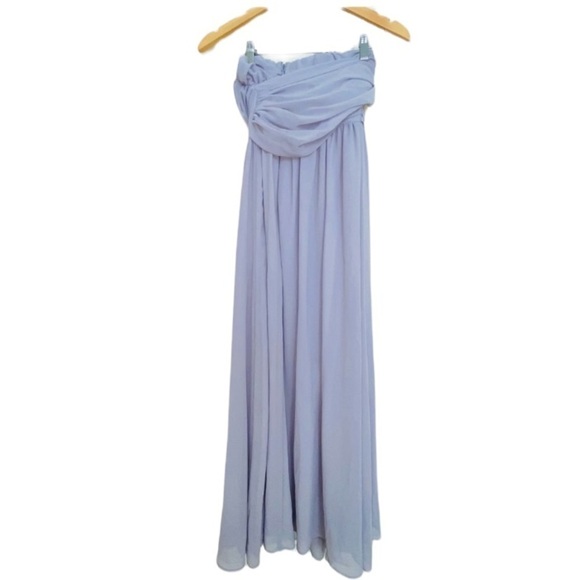 Lulu's Royal Engagement Strapless Lavender Maxi Dress Size Small - Picture 4 of 7